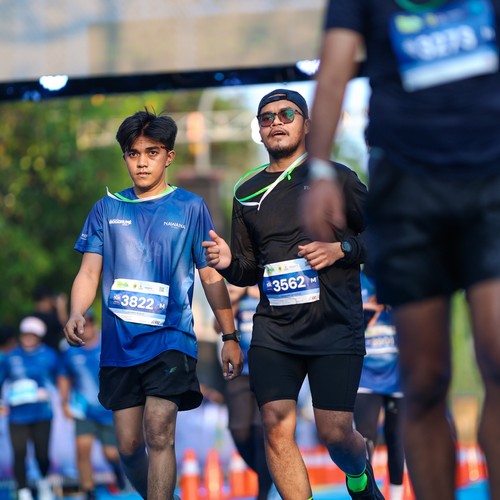 Race photo from BOGORUN 2026
