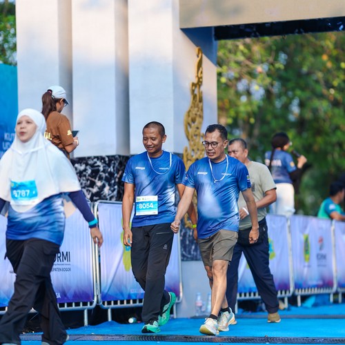 Race photo from BOGORUN 2026