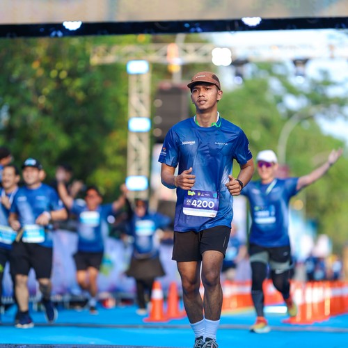 Race photo from BOGORUN 2026