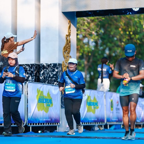 Race photo from BOGORUN 2026