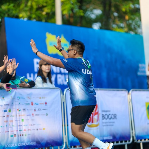 Race photo from BOGORUN 2026