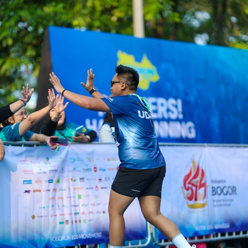 Race photo from BOGORUN 2026