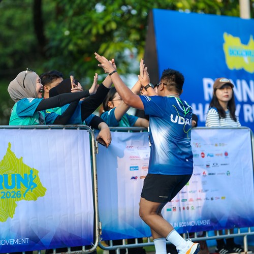 Race photo from BOGORUN 2026