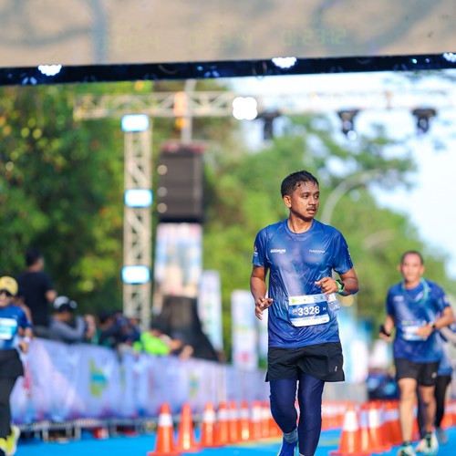 Race photo from BOGORUN 2026
