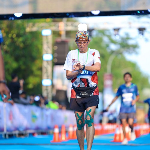 Race photo from BOGORUN 2026