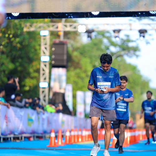 Race photo from BOGORUN 2026