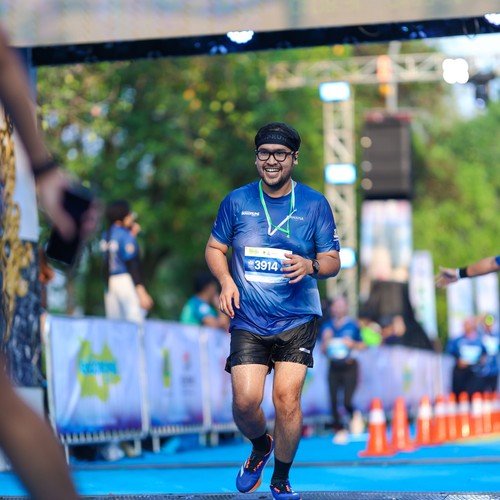 Race photo from BOGORUN 2026