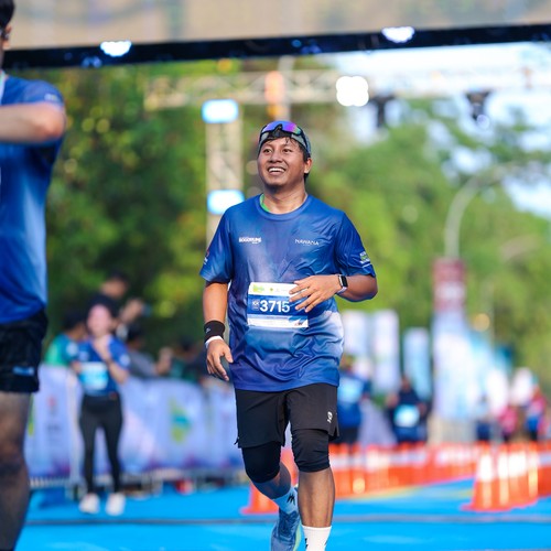 Race photo from BOGORUN 2026