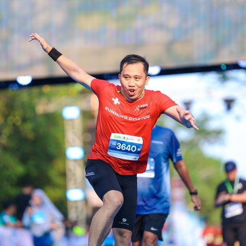 Race photo from BOGORUN 2026