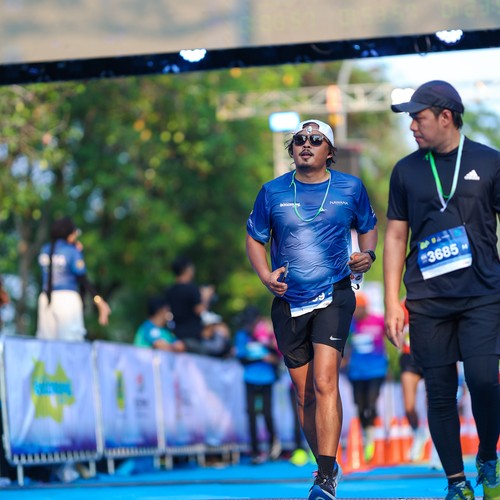 Race photo from BOGORUN 2026