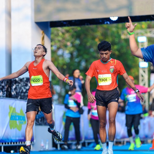 Race photo from BOGORUN 2026