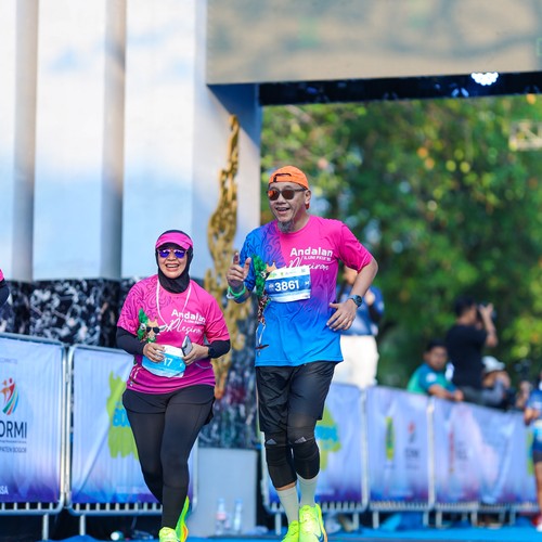 Race photo from BOGORUN 2026