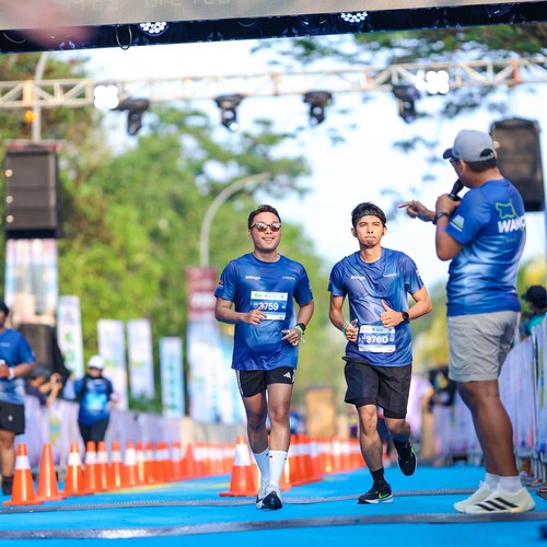 Race photo from BOGORUN 2026