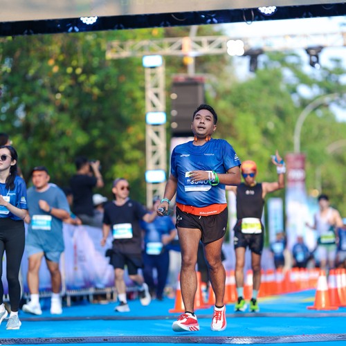 Race photo from BOGORUN 2026