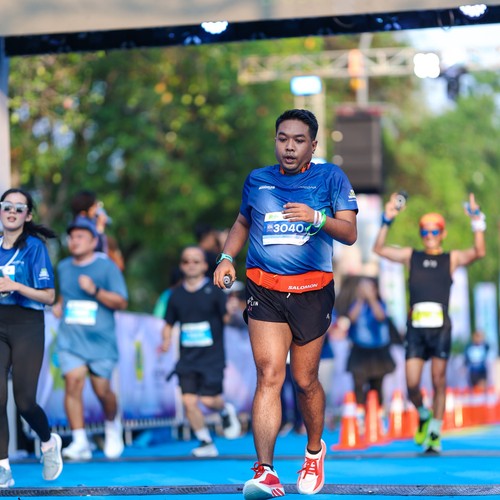 Race photo from BOGORUN 2026