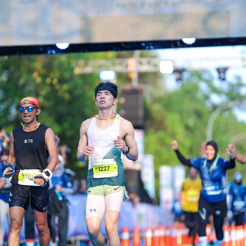 Race photo from BOGORUN 2026