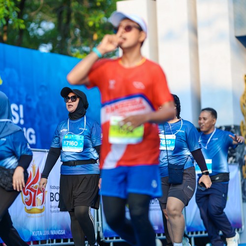 Race photo from BOGORUN 2026