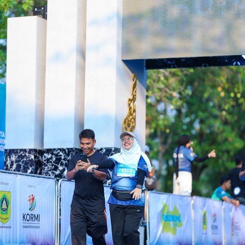 Race photo from BOGORUN 2026