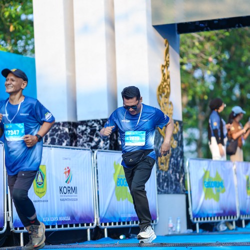 Race photo from BOGORUN 2026
