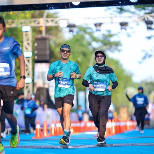 Race photo from BOGORUN 2026