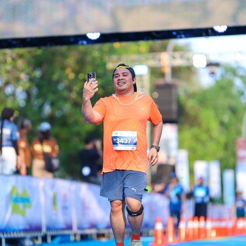 Race photo from BOGORUN 2026