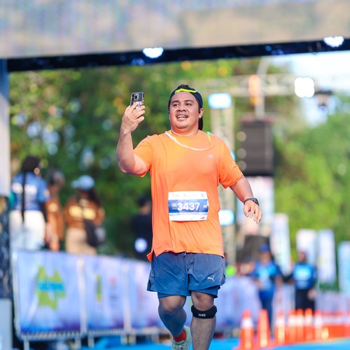 Race photo from BOGORUN 2026