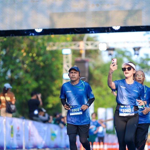Race photo from BOGORUN 2026