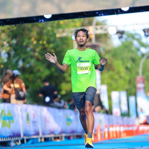 Race photo from BOGORUN 2026
