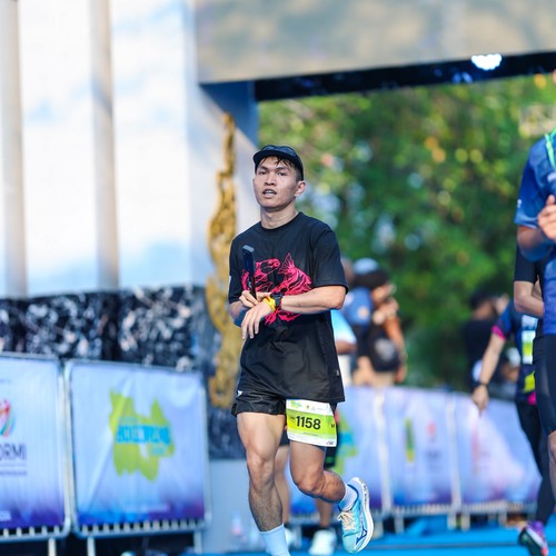 Race photo from BOGORUN 2026
