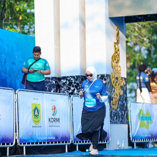 Race photo from BOGORUN 2026