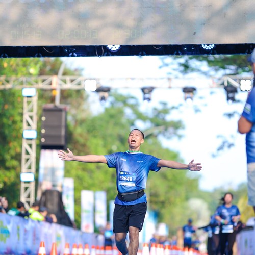 Race photo from BOGORUN 2026