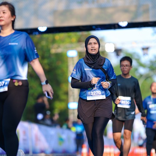 Race photo from BOGORUN 2026