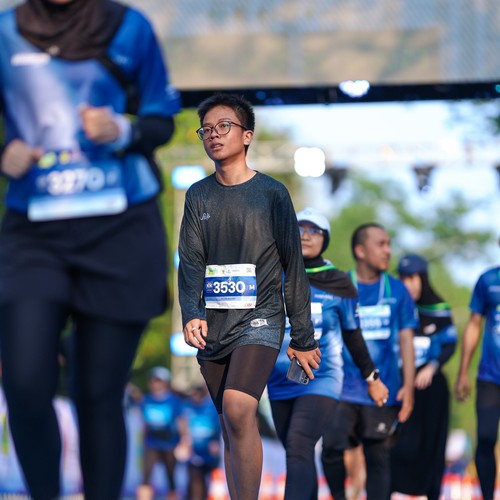 Race photo from BOGORUN 2026