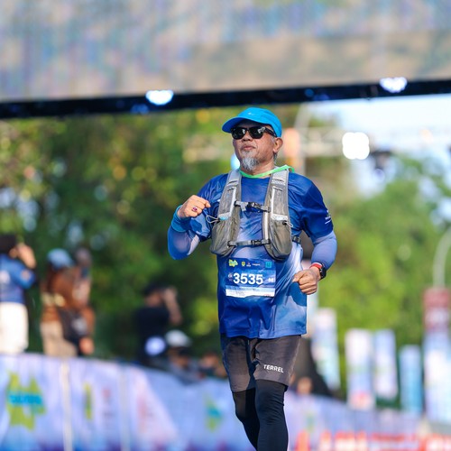 Race photo from BOGORUN 2026