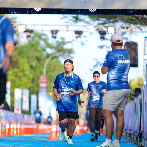 Race photo from BOGORUN 2026