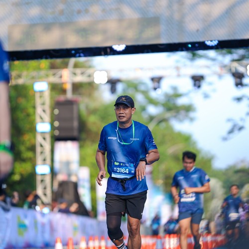Race photo from BOGORUN 2026
