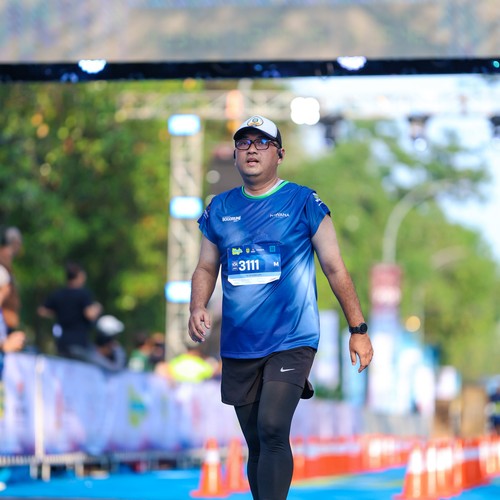 Race photo from BOGORUN 2026
