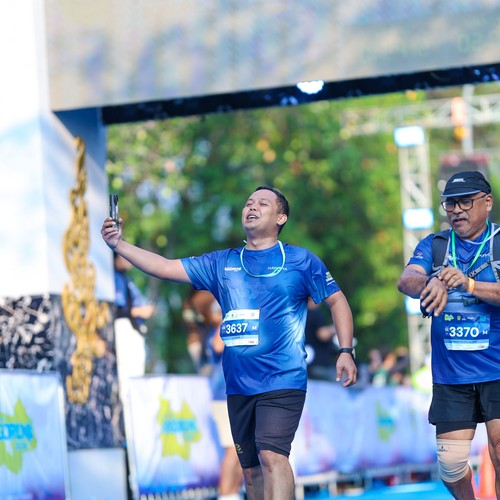 Race photo from BOGORUN 2026