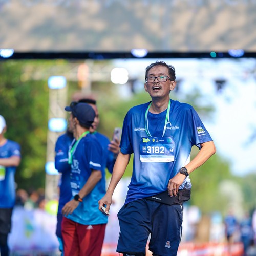 Race photo from BOGORUN 2026