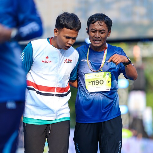 Race photo from BOGORUN 2026