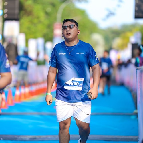 Race photo from BOGORUN 2026