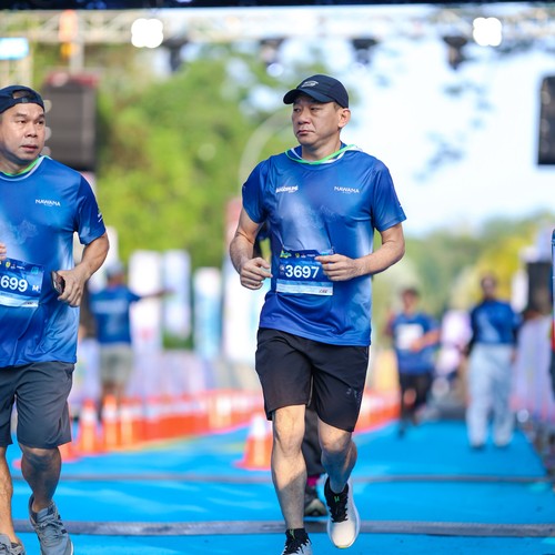Race photo from BOGORUN 2026