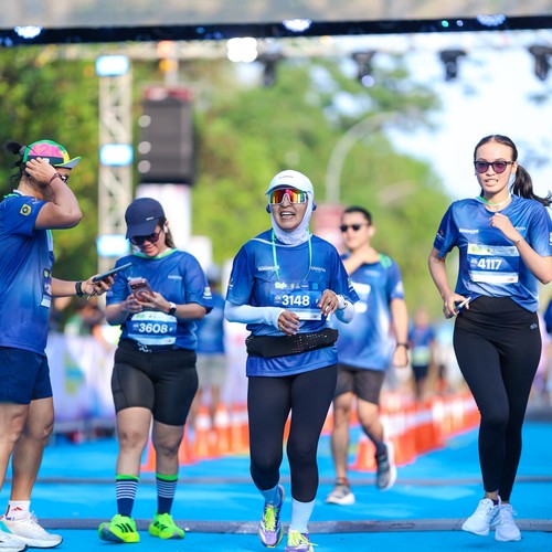 Race photo from BOGORUN 2026