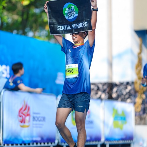Race photo from BOGORUN 2026