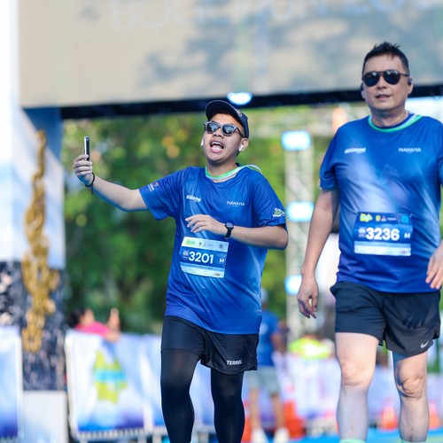 Race photo from BOGORUN 2026