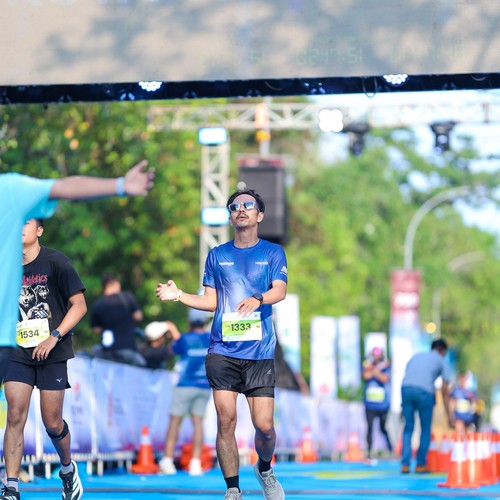 Race photo from BOGORUN 2026