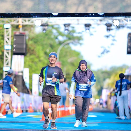 Race photo from BOGORUN 2026