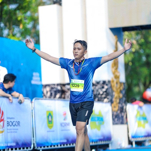Race photo from BOGORUN 2026