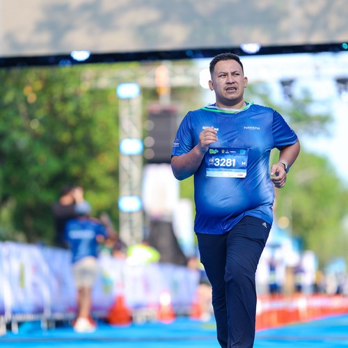 Race photo from BOGORUN 2026