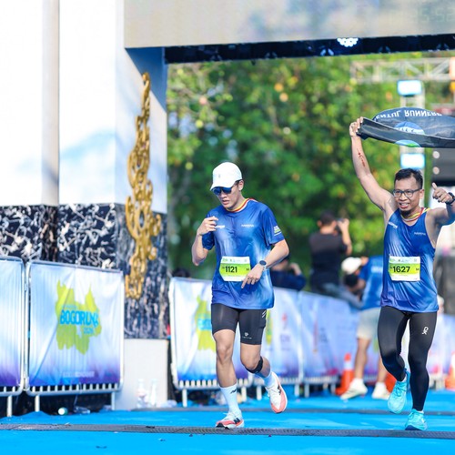 Race photo from BOGORUN 2026